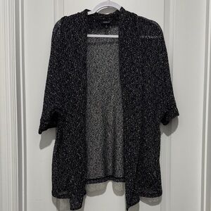 Torrid Black Open-Front Cardigan Torrid 2 or 18/20 NWOT